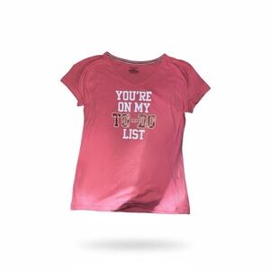 Victoria's Secret Pink Night Gown Tee with Graphic Text Design